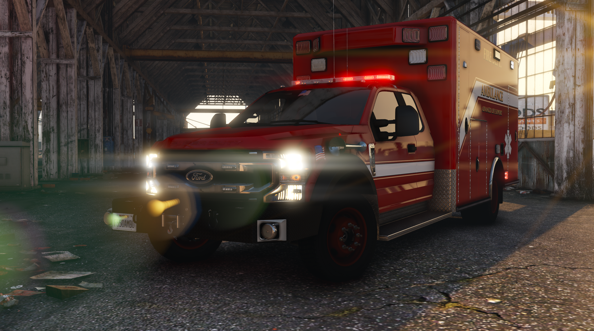 2020 F550 Supercab Ambulance  product banner