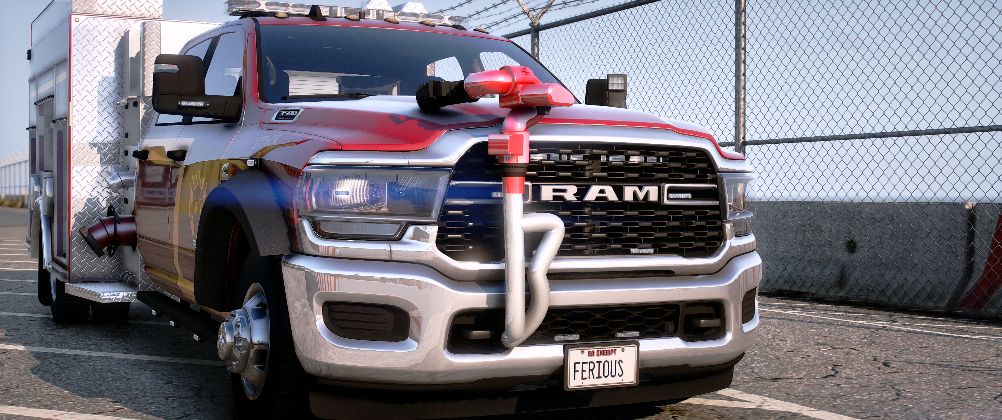 2024 Ram 3500 Big Horn Fire Pumper Truck  product banner