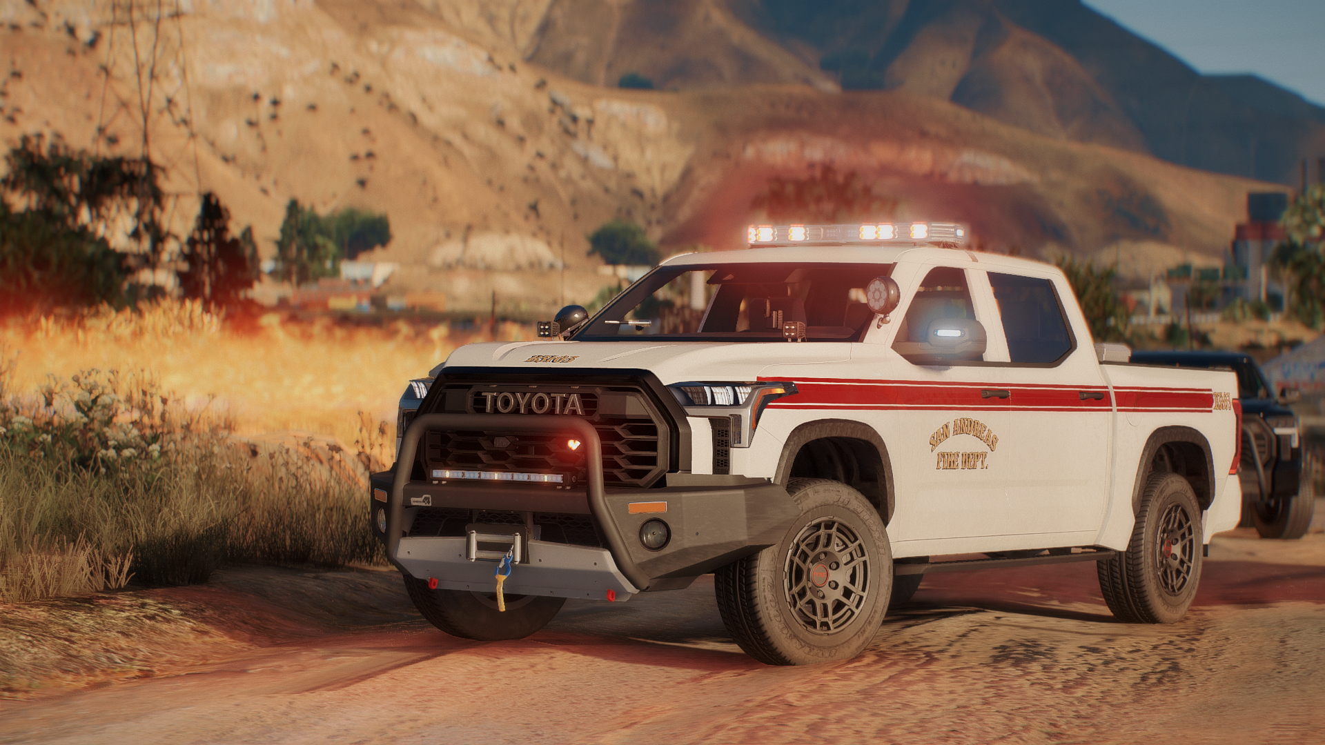 2023 Tundra SR Fire Batt Truck  product banner