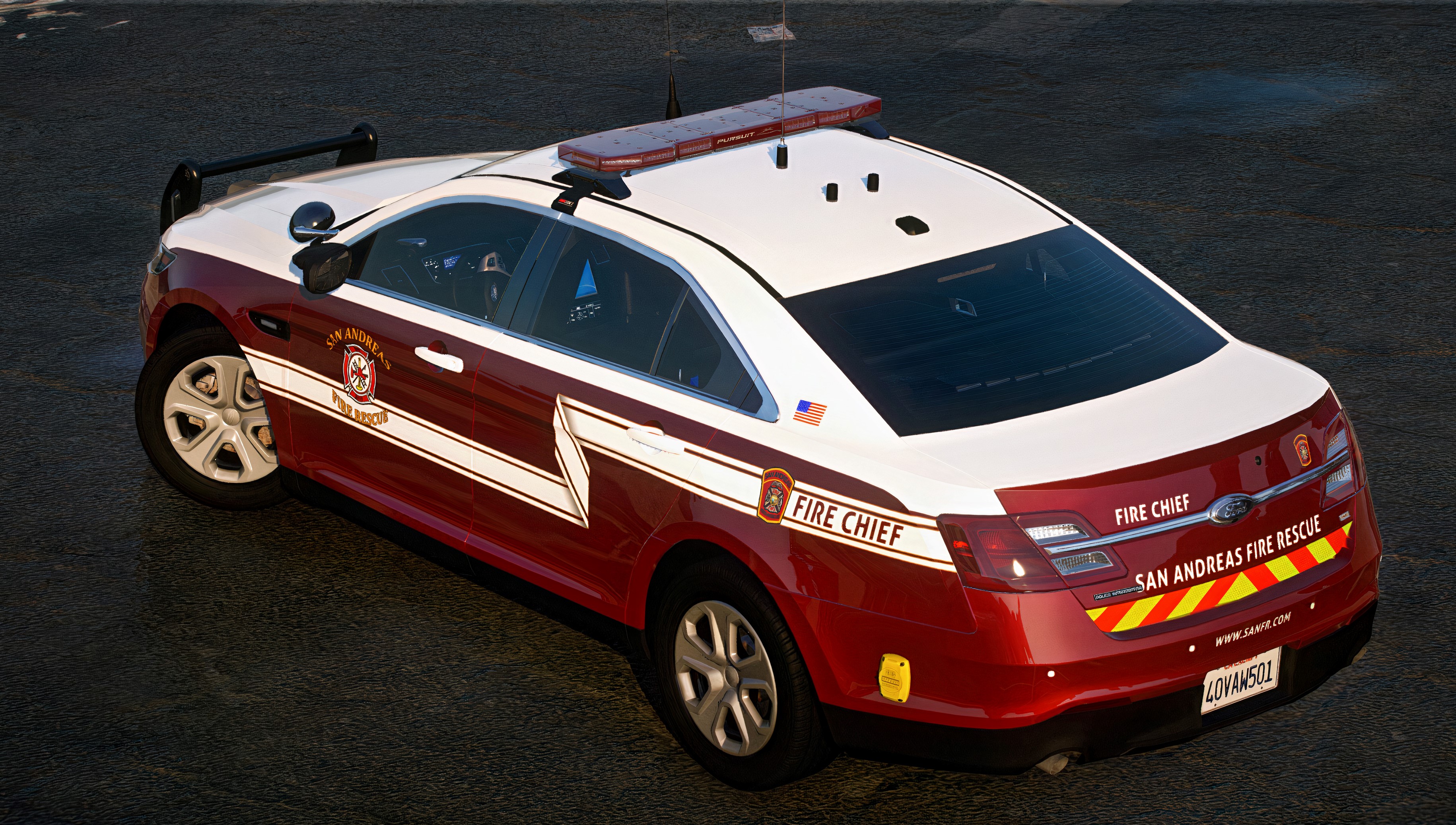 2018 Taurus Fire Sedan  product banner