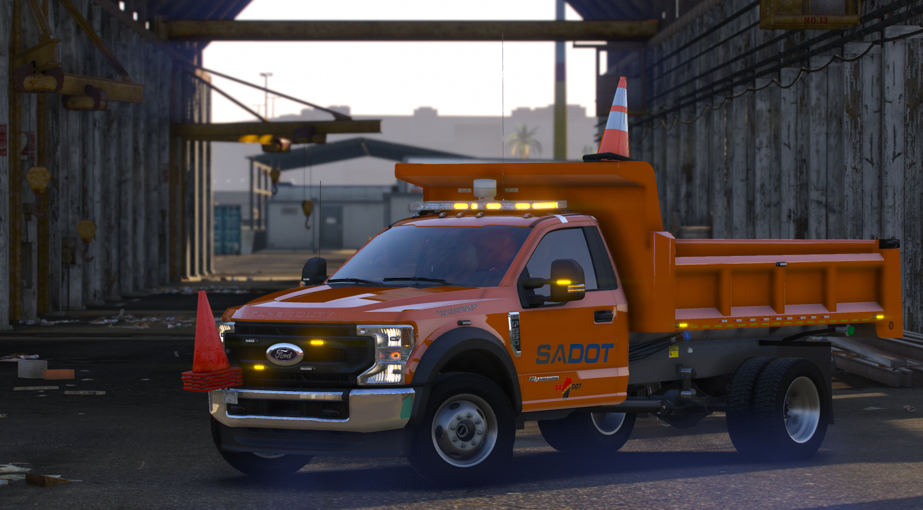 2022 Ford F550 Dump Body Lightbar Variant product banner